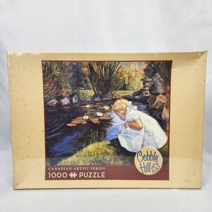 New Sealed Cobble Hill "Allegra's Garden" 1000 Pc Puzzle by Peggy Walton Packard